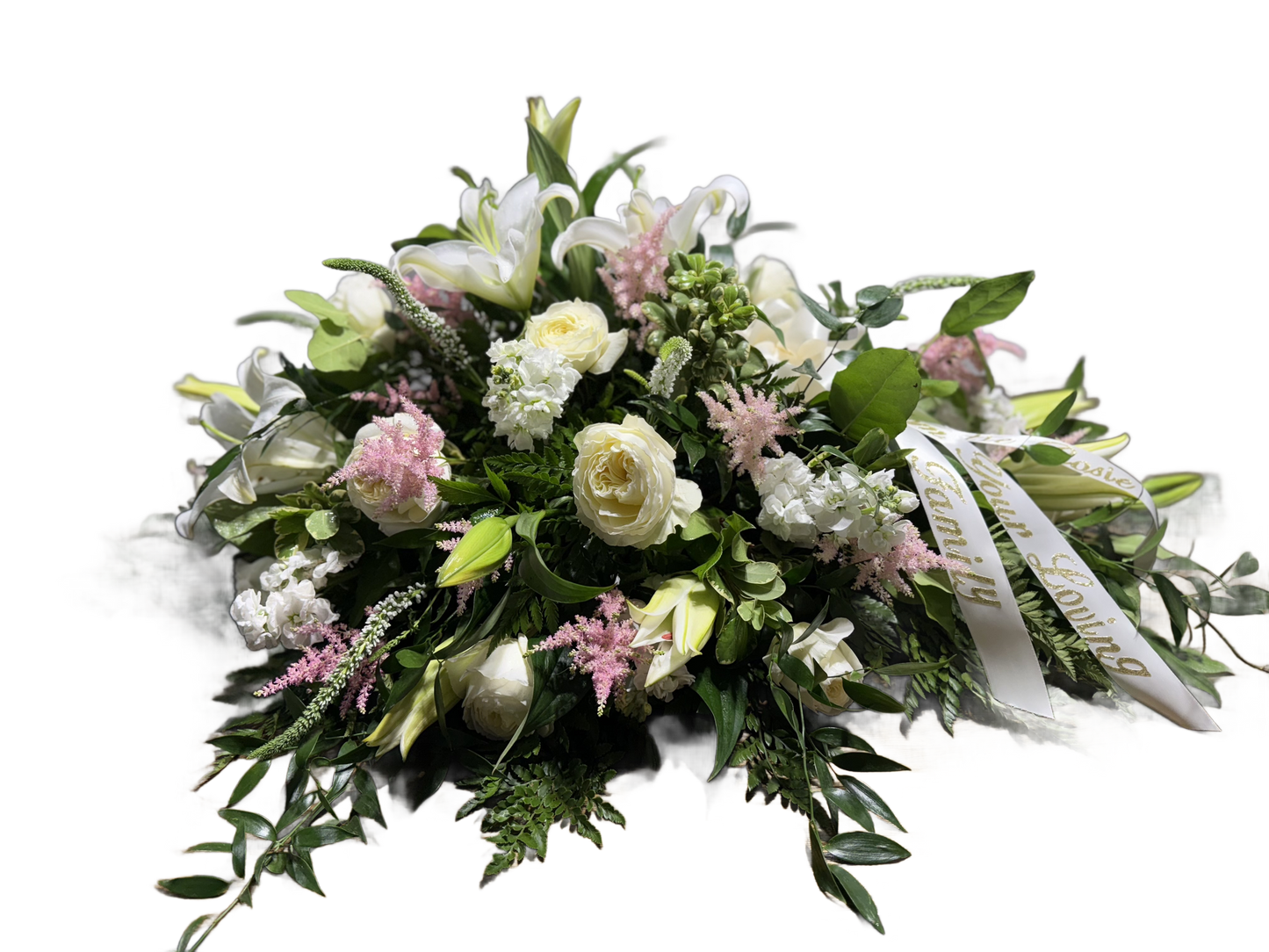 Custom Sympathy Casket Spray
